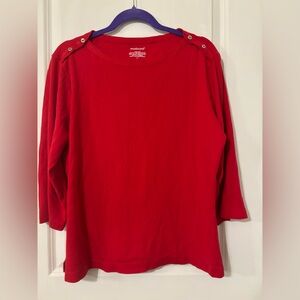 Westbound Women's Red Top